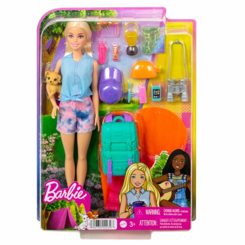 Mattel® Barbie® Camping Malibu Doll Perspective: front