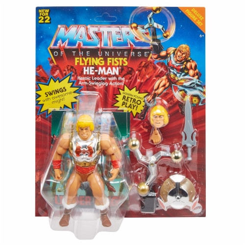 Masters Of The Universe® Flying Fists He-Man Action Figure Perspective: front