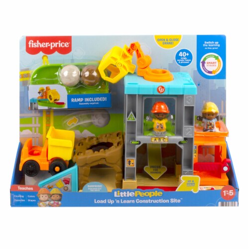 Little People Load Up & Learn Construction Site™ Playset Perspective: front
