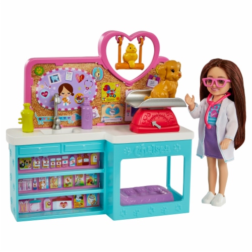 Afdrukken Begrip emulsie Mattel® Barbie® Brunette Chelsea® and Pet Vet Playset, 1 ct - Ralphs