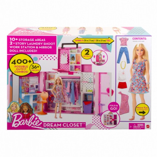 Mattel Barbie® Dream Closet™ Doll and Playset, 1 ct - Kroger