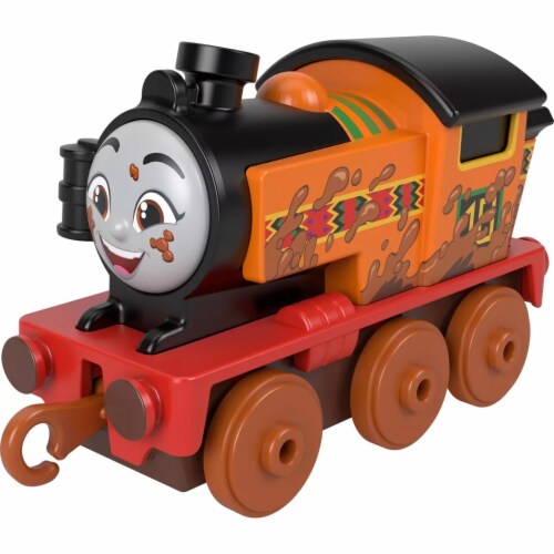 Thomas Friends Trackmaster Small Metal Engine Nia With Mud 1
