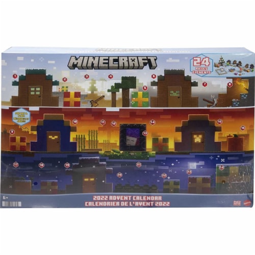 Minecraft Toys Mob Head Minis Advent Calendar — Bright Bean Toys