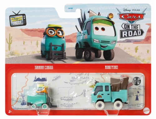Disney Pixar Cars 3 2-Pack Assortment, 1:55 Scale Die-Cast Fan Favorite Character Vehicles Perspective: front