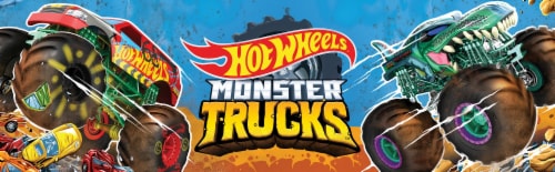 Hot Wheels Monster Trucks Color Shifters Mega-Wrex 1:64 Scale Toy Truck,  Changes Color with Water 