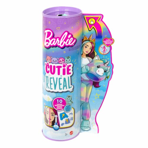 Barbie Cutie Reveal Doll with Bunny Plush Costume & 10 Surprises Including  Mini Pet, 1 ct - Fred Meyer