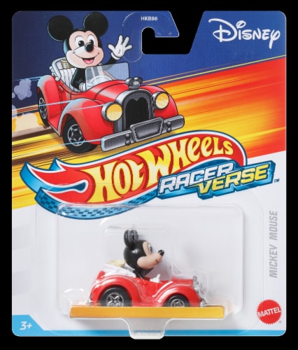 Mattel® Hot Wheels® Mickey Vintage Red Car Toy Vehicle Perspective: front