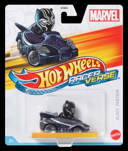 Mattel Hot Wheels® Black Panther Wakanda Jet Toy Vehicle Perspective: front