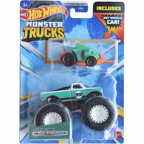 Imperialisme samenwerken merk op Hot Wheels Monster Trucks 1:64 Scale Pure Muscle, Includes Hot Wheels Die  Cast Car, 1 - Fry's Food Stores