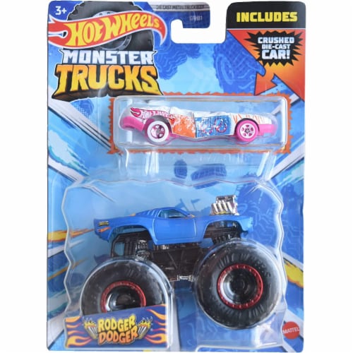 Hot Wheels Monster Trucks 1: 64, 4 Pack (Style Chosen at Random), 1 - Kroger