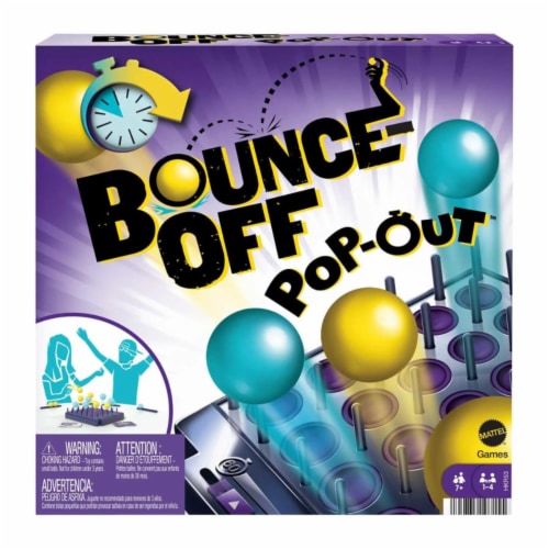Mattel® Bounce-Off Pop-Out Board Game Perspective: front