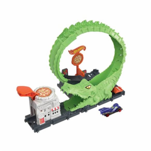 Mattel HKX39 Hot Wheels Gator Loop Pizza Place Playset, 1 - Fry's Food  Stores