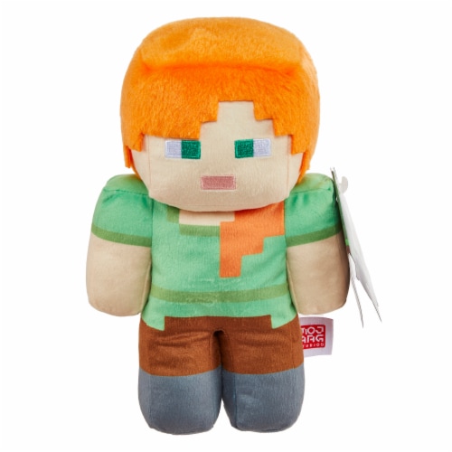 Mattel Minecraft 8-Inch Alex Plush Figure Perspective: front