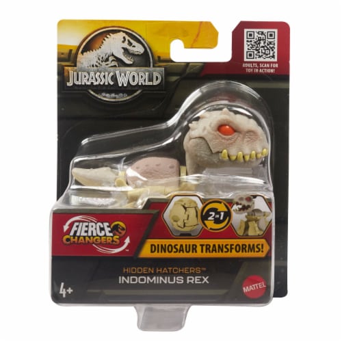 Mattel Jurassic World Fierce Changers Hidden Hatchers - Indominus Rex Perspective: front
