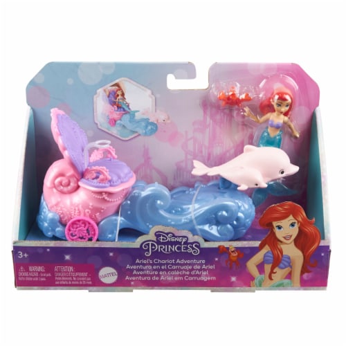 Mattel Disney Princess Ariel's Chariot Adventure Perspective: front