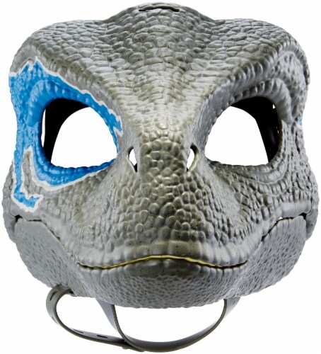 Jurassic World Dominion Velociraptor Blue Mask Perspective: front