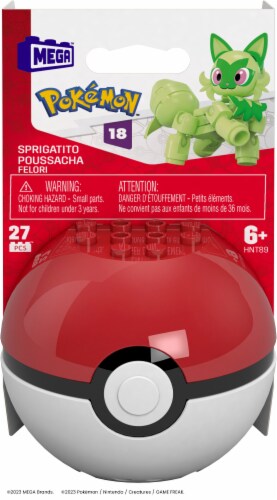 Mega™ Pokemon™ Sprigatito Toy Perspective: front