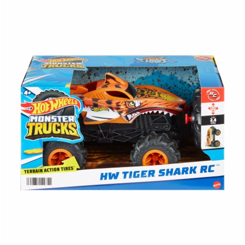 ct Monster Wheels Shark, Truck R/C Smith\'s Drug Hot Tiger - Food and 1 Mattel