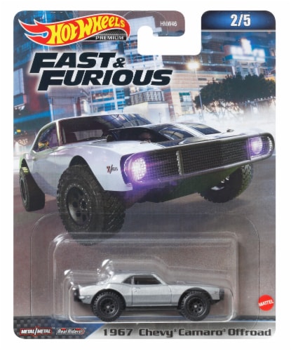 Mattel Hot Wheel® 1967 Chevy Camaro Offroad Toy Car Perspective: front