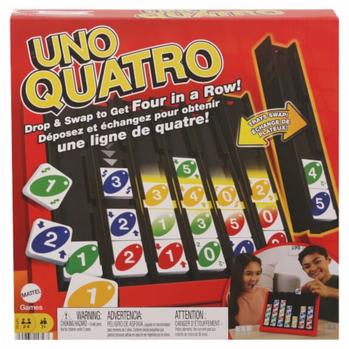 Mattel Games UNO Quatro Perspective: front