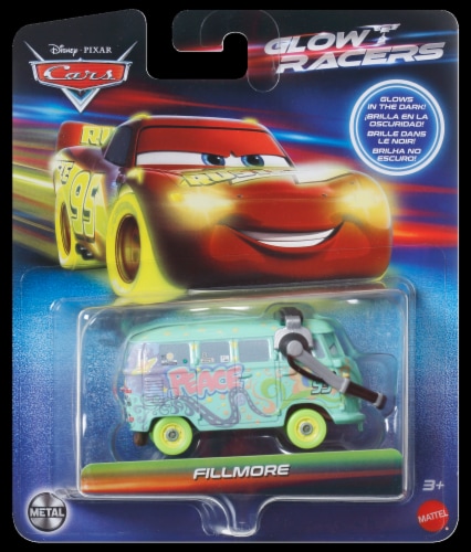 Mattel Disney and Pixar Cars Glow Racers Fillmore 1 ct Metro Market