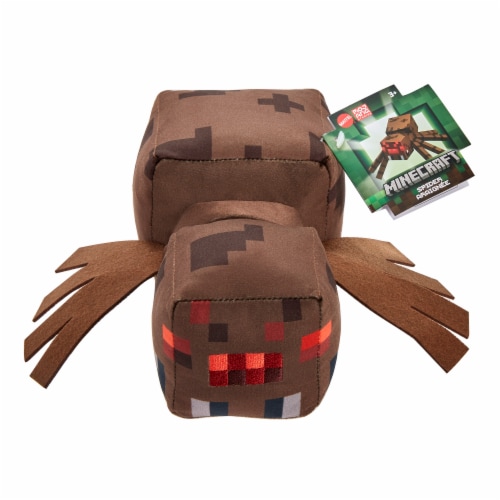 Mattel® Minecraft 8-Inch Spider Plush Figure Perspective: front