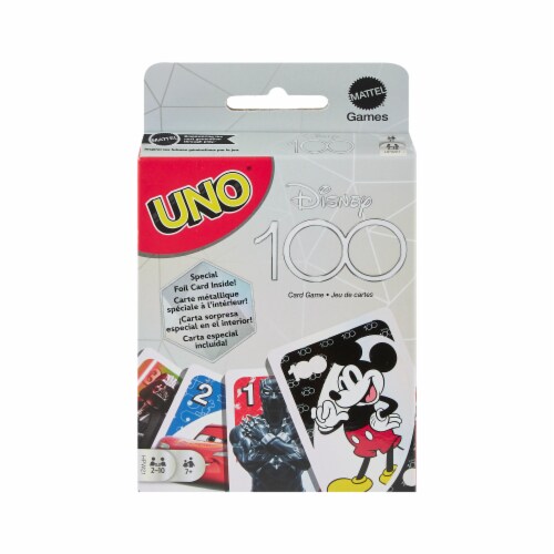 Mattel® UNO® Disney 100 Card Game Perspective: front