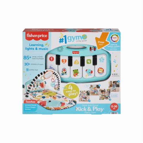 Fisher-Price® Glow and Grow™ Kick & Play® Piano Gym Perspective: front