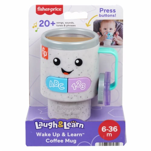 Fisher-Price® Laugh Learn Wake Up Learn Coffee Mug Perspective: front