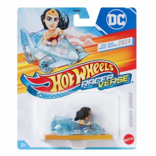Mattel Hot Wheels Racer Verse DC Wonder Woman Toy Vehicle Perspective: front