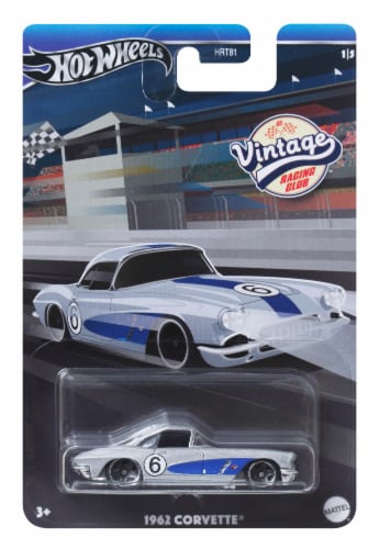 Mattel® Hot Wheels® Vintage Racing Club™ 1962 Corvette Toy Car Perspective: front