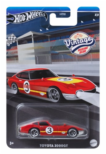 Mattel® Hot Wheels® Vintage Racing Club™ Toyota 200GT Toy Car Perspective: front