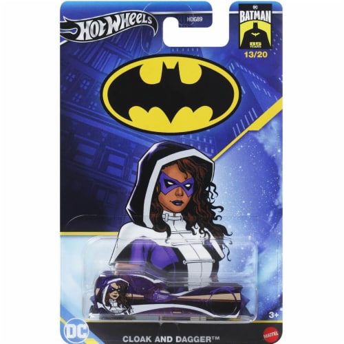 Mattel Hot Wheels® Batman™ Collection Cloak and Dagger™ Toy Car Perspective: front