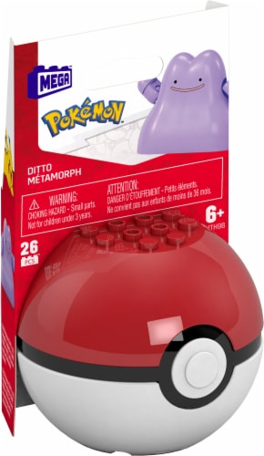 MEGA™ Pokemon™ Ditto Poke Ball Building Set Perspective: front