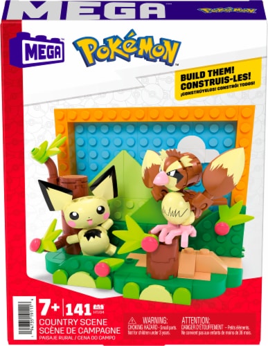 Mega™ Pokemon™ Country Scene Playset Perspective: front