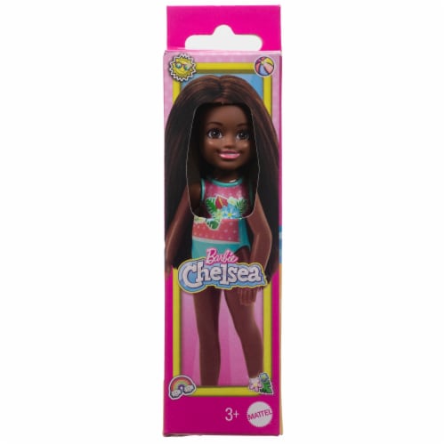 Barbie Brunette Chelsea Beach Doll Perspective: front