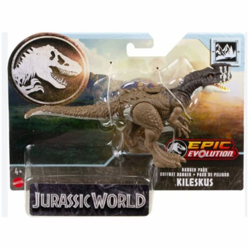 Mattel Jurassic World Epic Evolution Kileskus Danger Pack Perspective: front