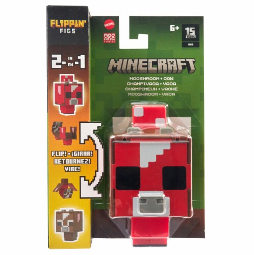 Marvel Flippin Figs™ Mooshroom Cow Action Figure Perspective: front