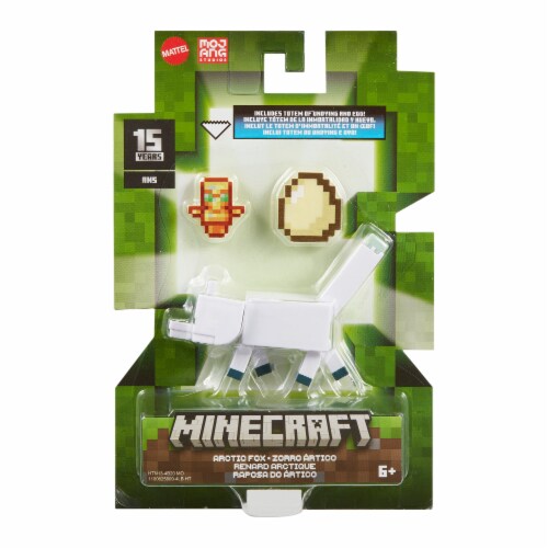 Mattel Minecraft Arctic Fox Action Figure Perspective: front