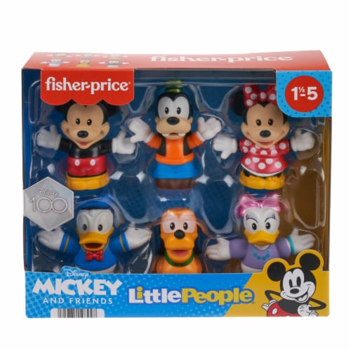 Fisher-Price Disney 100 Mickey Friends Figure Pack by Little People Perspective: front