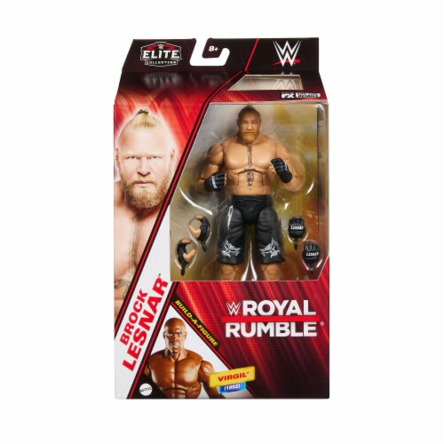 Mattel WWE Elite Collection Brock Lesnar Figure Perspective: front