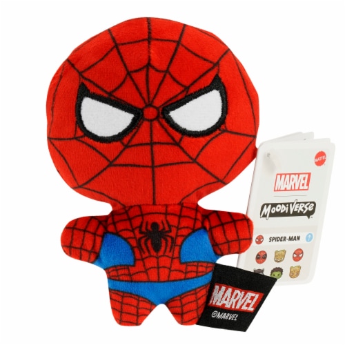 Marvel Moodiverse Angry Spiderman Plush Toy Perspective: front