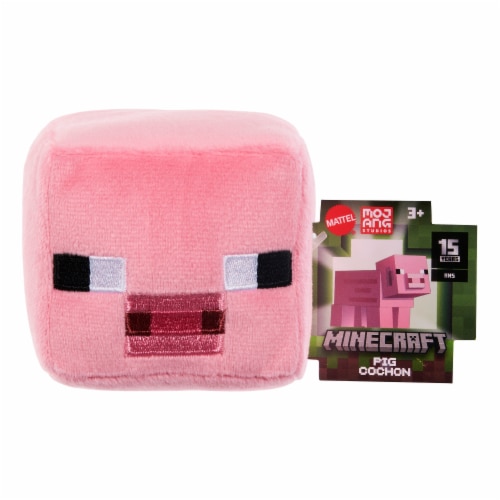 Mattel® Minecraft Pig Plush Perspective: front