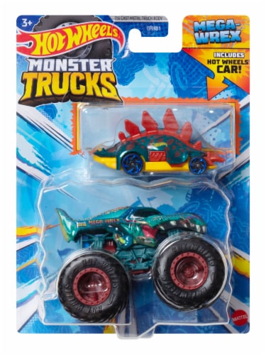 Hot Wheels® Monster Trucks™ Mega-Wrex™ Combo Pack Perspective: front