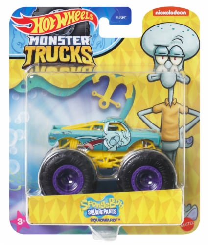 Hot Wheels® SpongeBob SquarePants™ Squidward™ Monster Truck Toy Car Perspective: front