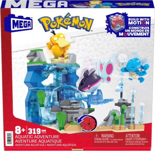 Mega™ Pokemon Aquatic Advenure Building Set Perspective: front