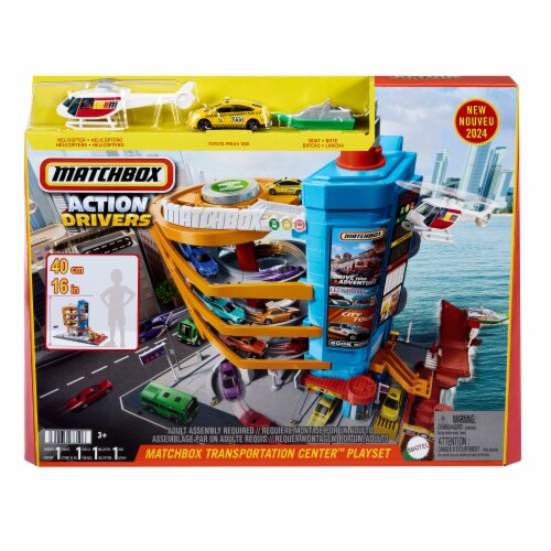 Mattel Matchbox™ Action Drivers Transportation Center™ Playset Perspective: front