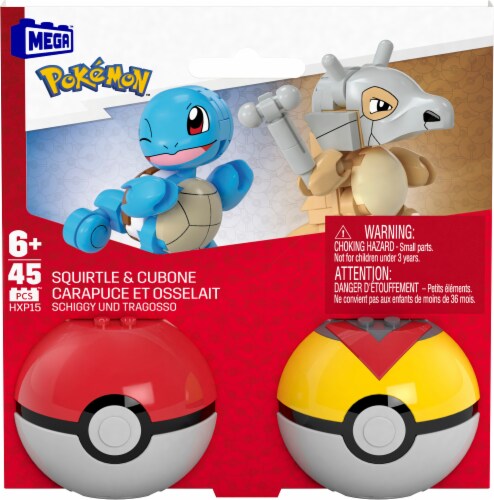 MEGA Pokémon Squirtle & Cubone Perspective: front