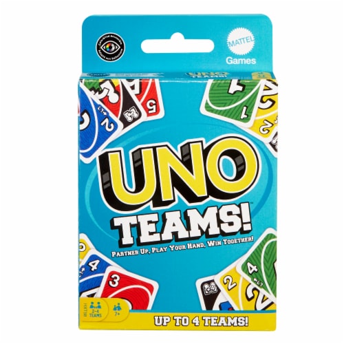 Mattel UNO Teams!™ Card Game Perspective: front