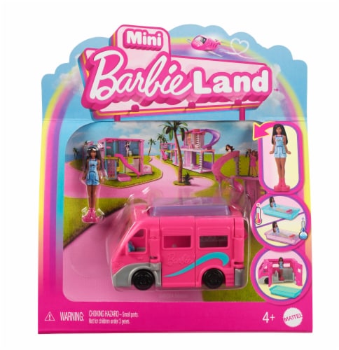 Mattel® Barbie Mini BarbieLand Doll and Vehicle Perspective: front